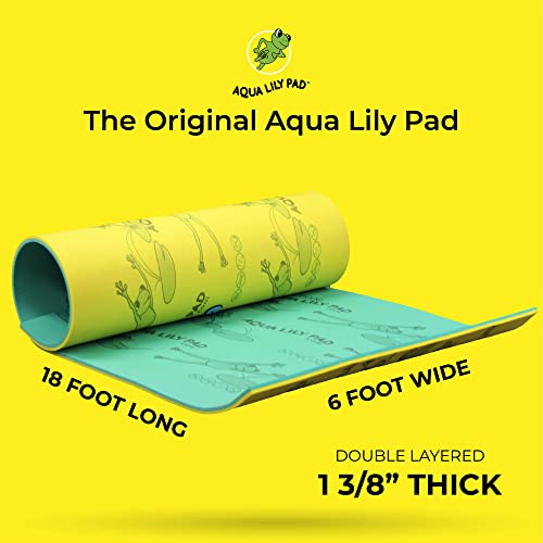 Green/Yellow Floating Water Mat J834753