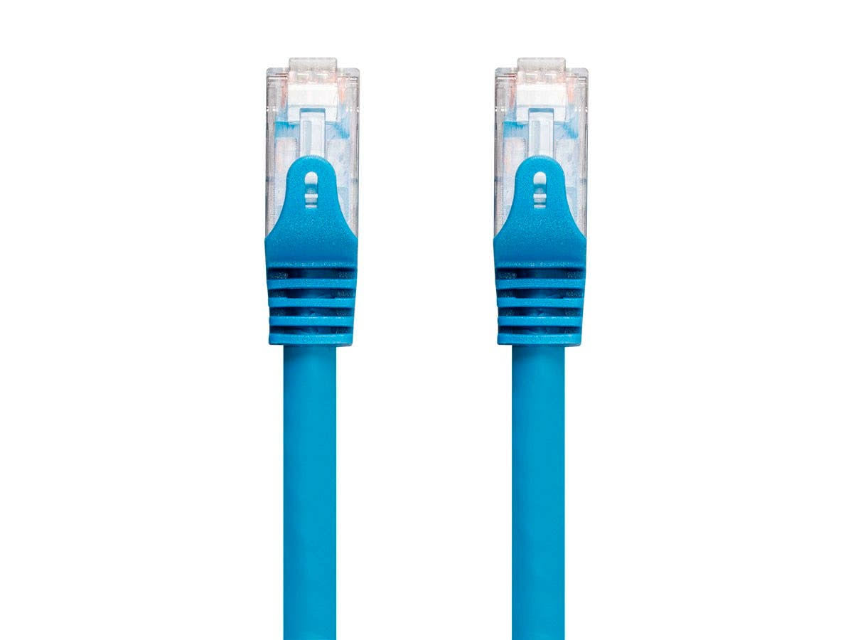 100 ft. Cat6 Plenum Rated Ethernet Network Cable Blue Q32775