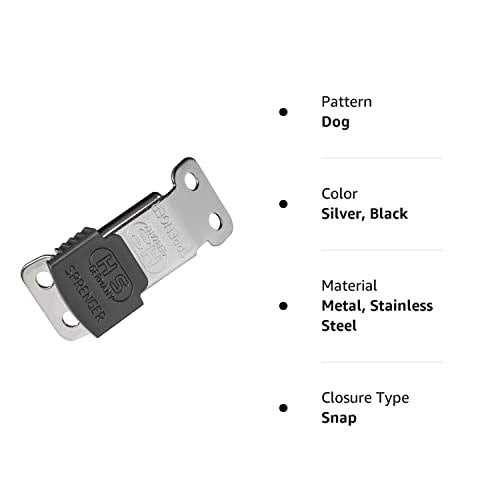 Stainless Steel Quick Release Buckle for Dog Collar I460