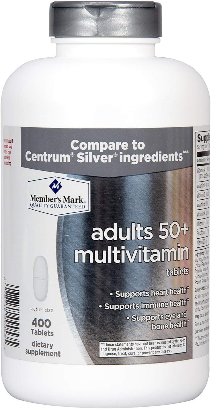 Adults 50+ Multivitamin 400 Count Tablet I937999