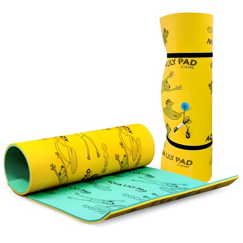 Green/Yellow Floating Water Mat J834753