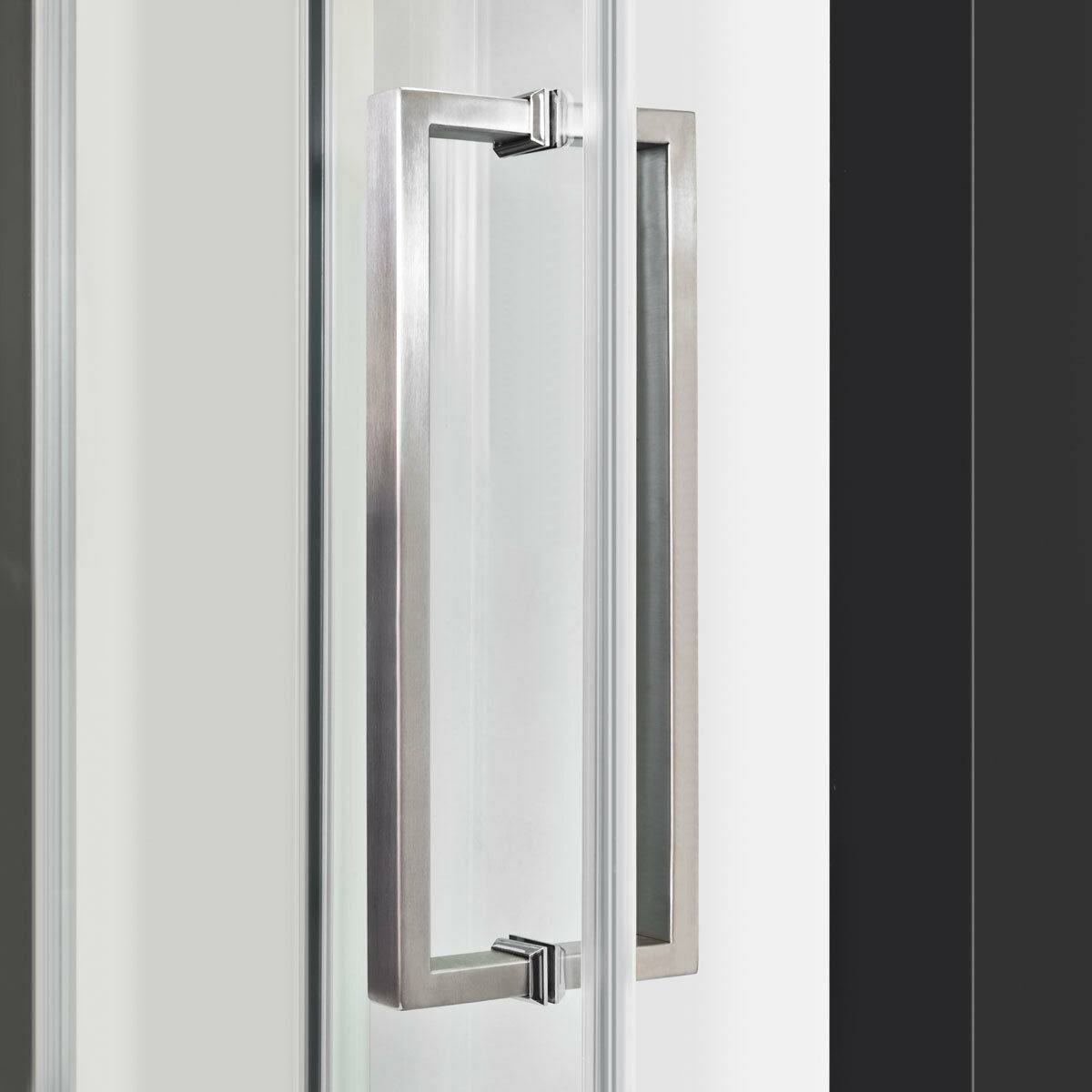 Bathtub Doors, Semi-frameless, Chrome Finish O95006