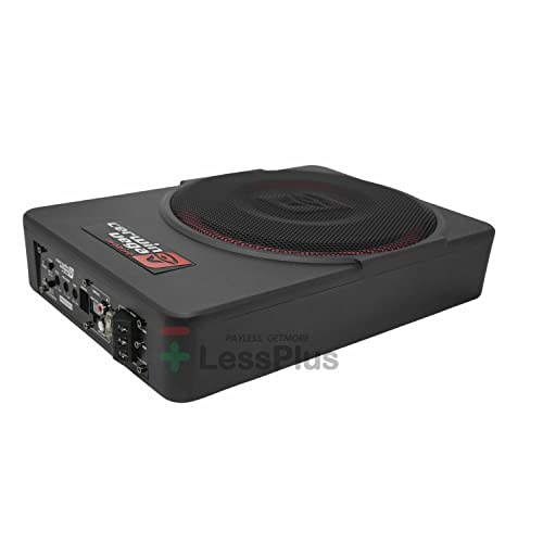 10" 550W Max 200W RMS Low Profile Active Powered Subwoofer with Built in Amplifier Module B1375