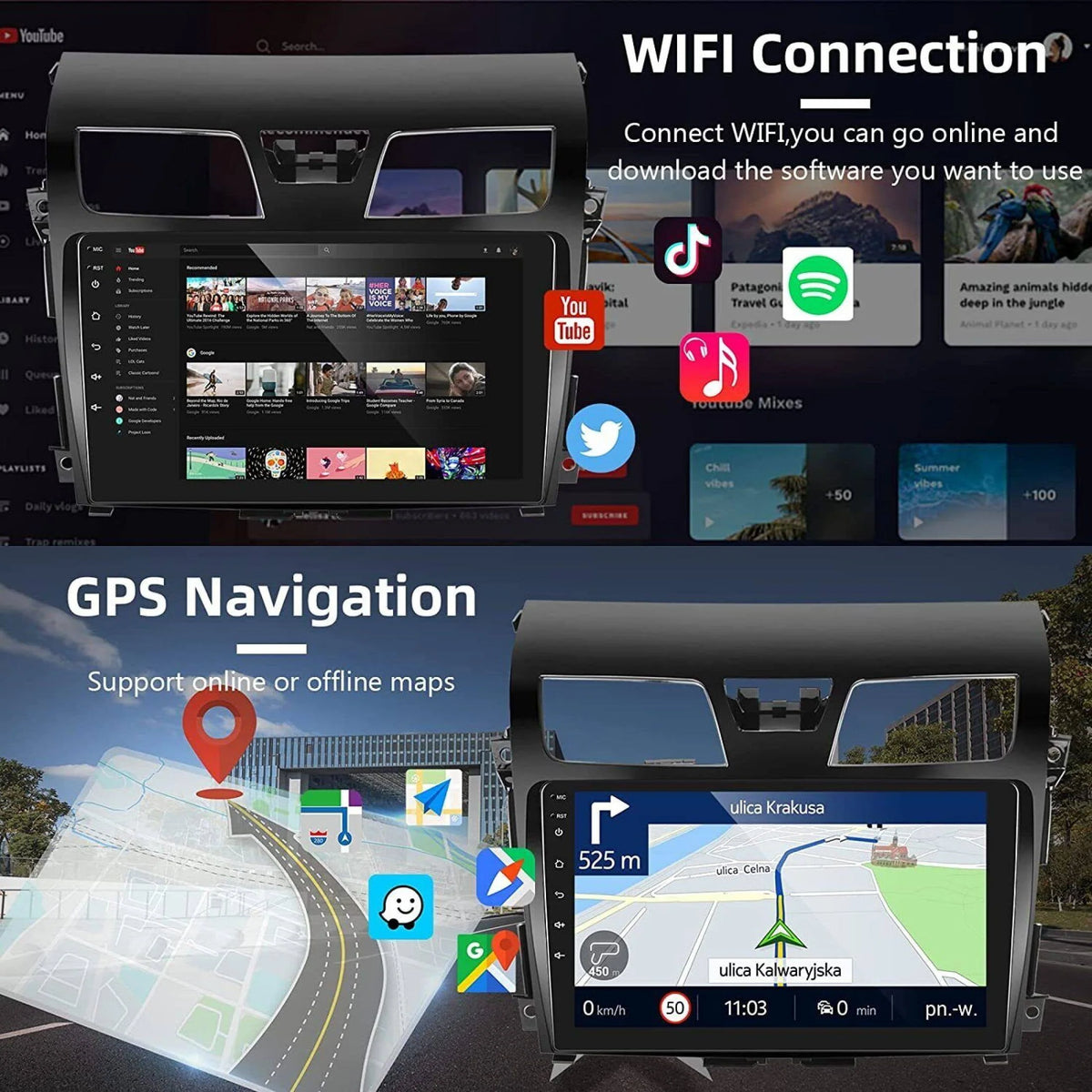 Android 12 Car Stereo Radio GPS Carplay L898