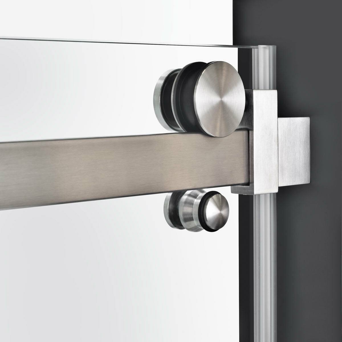 Bathtub Doors, Semi-frameless, Chrome Finish O95006