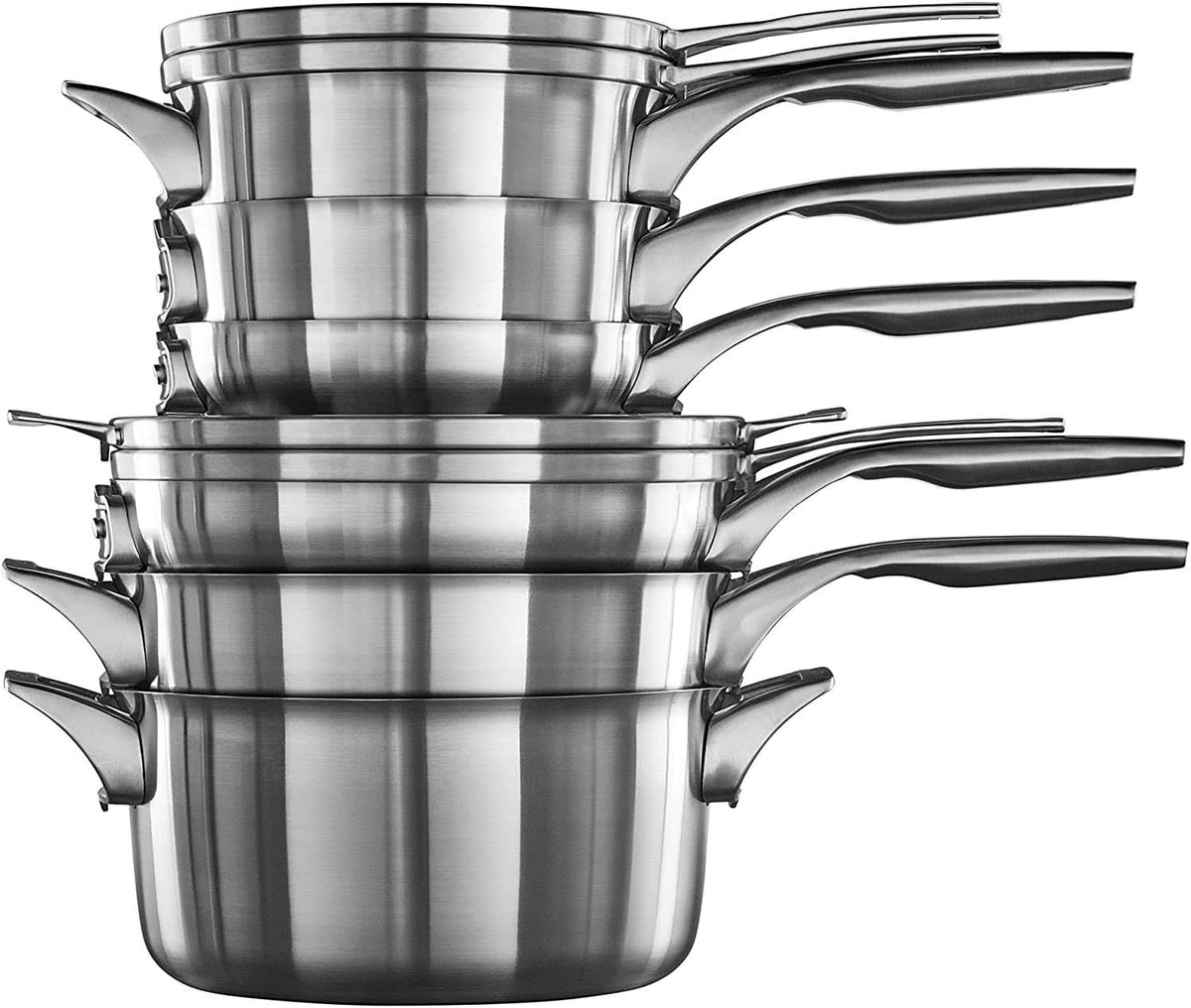 10-Piece Stainless Steel Cookware Set A3665