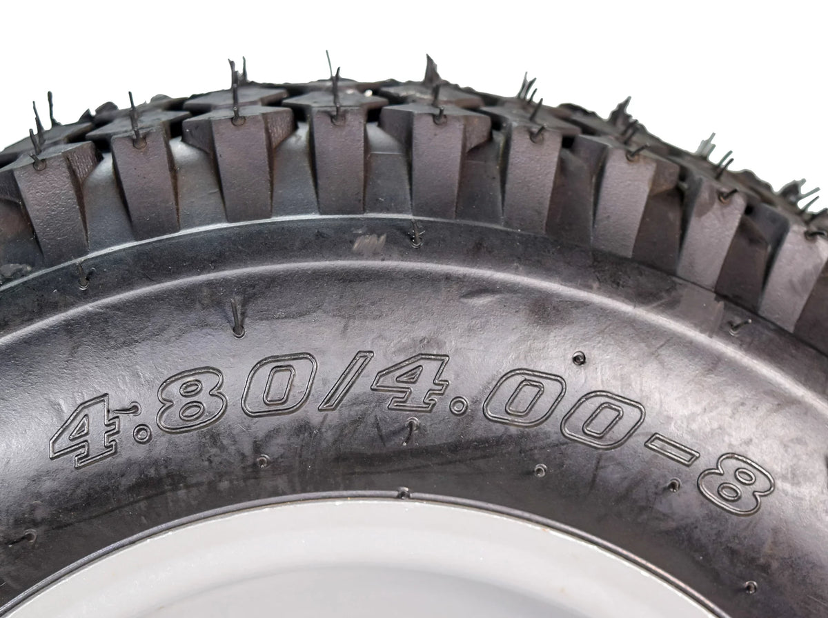 4.80/4.00-8 4 Ply Pre-Mounted Tubeless Trailer Tire Two Pack Q5134