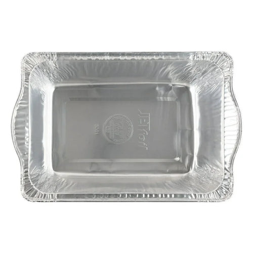 12 CT Disposable Aluminum Rectangle Pots with Lids Q247