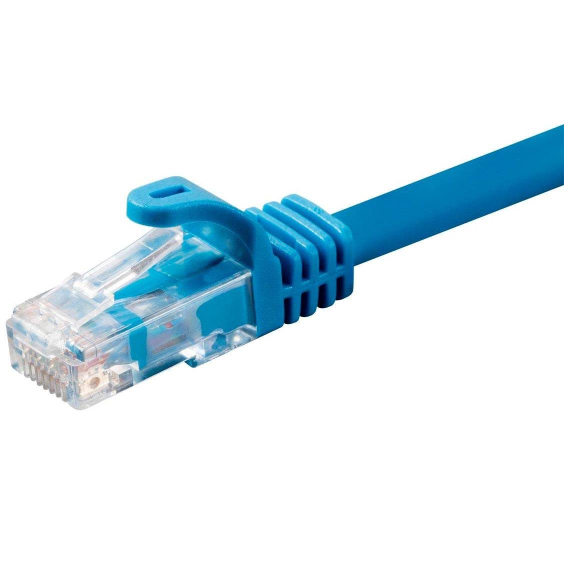 100 ft. Cat6 Plenum Rated Ethernet Network Cable Blue Q32775