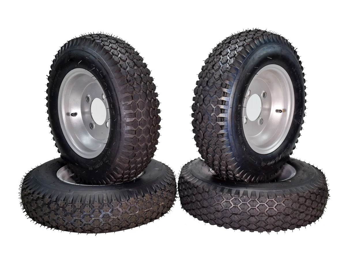 4.80/4.00-8 4 Ply Pre-Mounted Tubeless Trailer Tire Two Pack Q5134