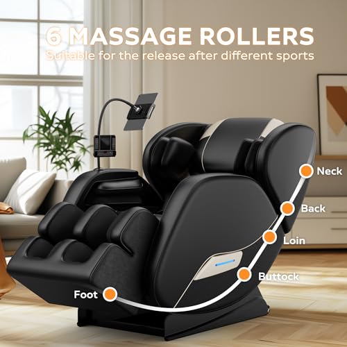 Black Zero Gravity Full Body Massage Chair with Heating Z999