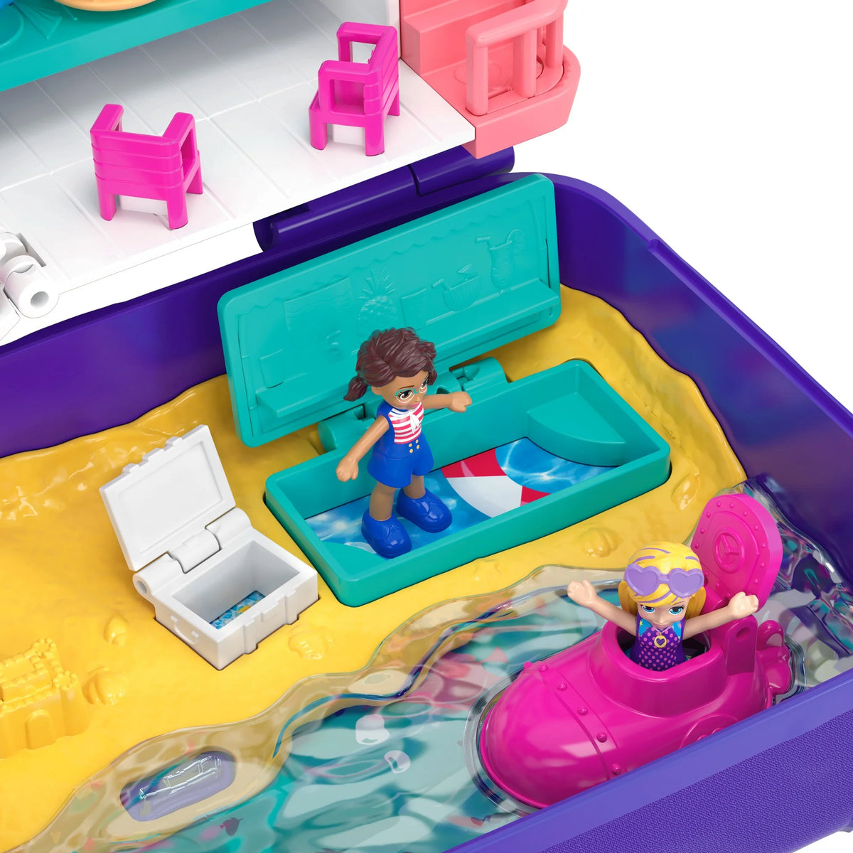 Compact Backpack with 2 Dolls Q509486