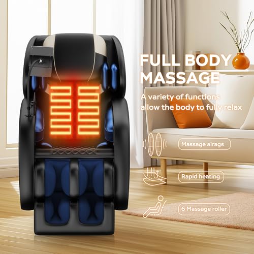 Black Zero Gravity Full Body Massage Chair with Heating Z999