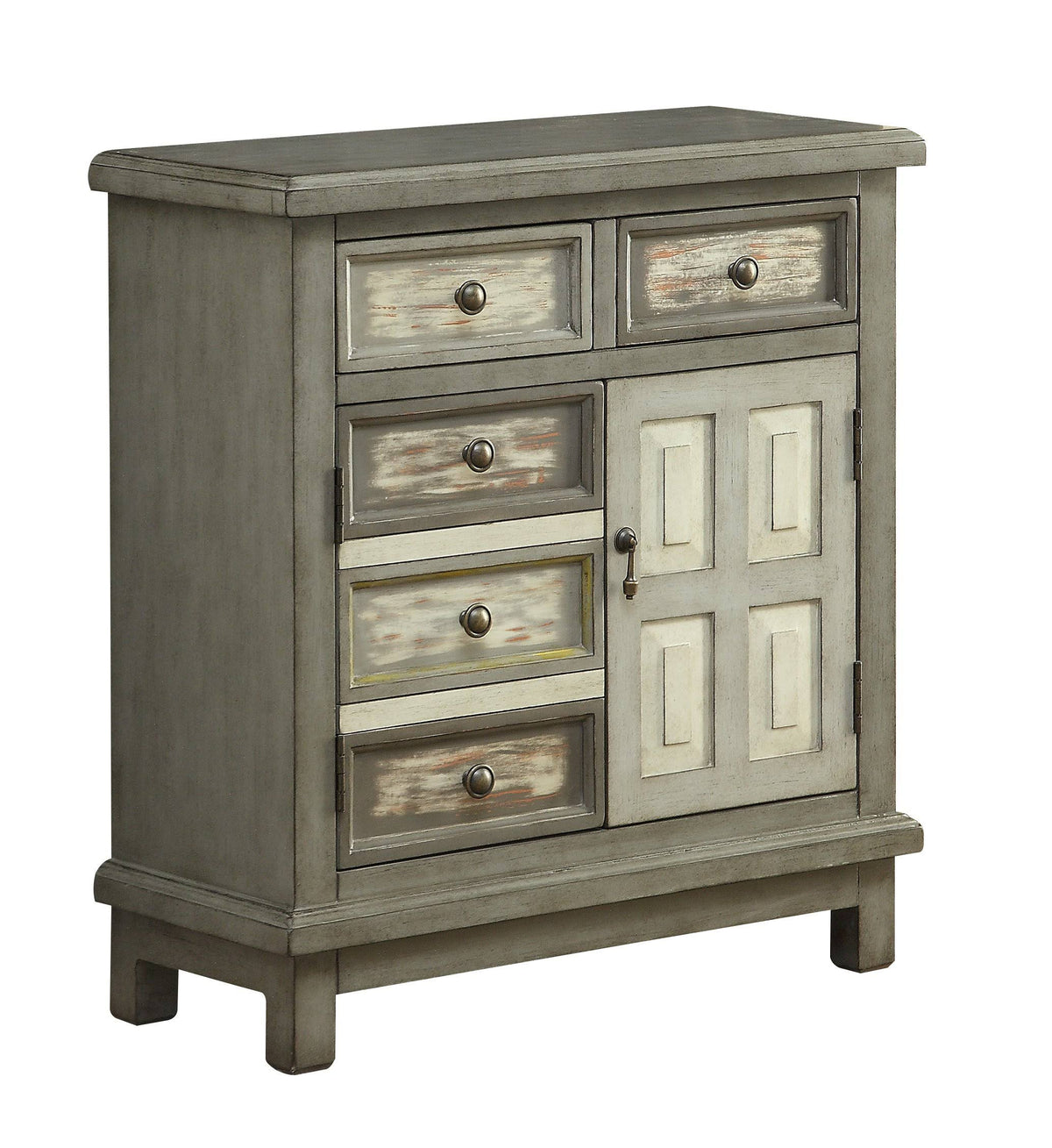 Grey Two Drawer Two Door Cabinet M62838