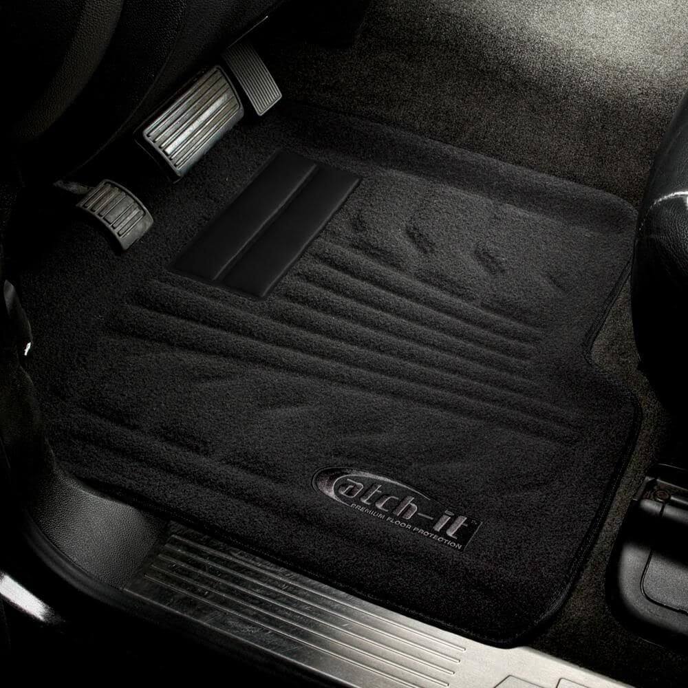 Black Carpet Floor Mat X7036