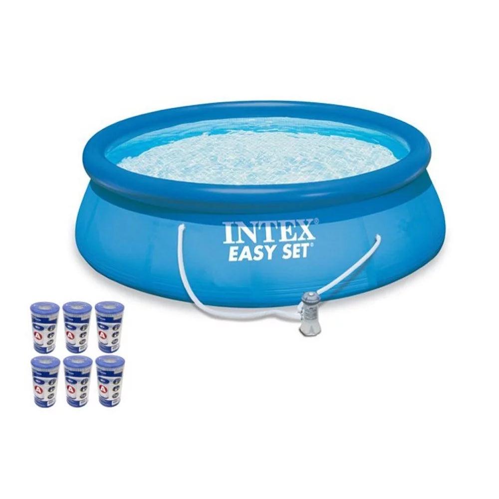 15' x 48 Above Ground Swimming Pool Kit with 6 Replacement Filters T374694
