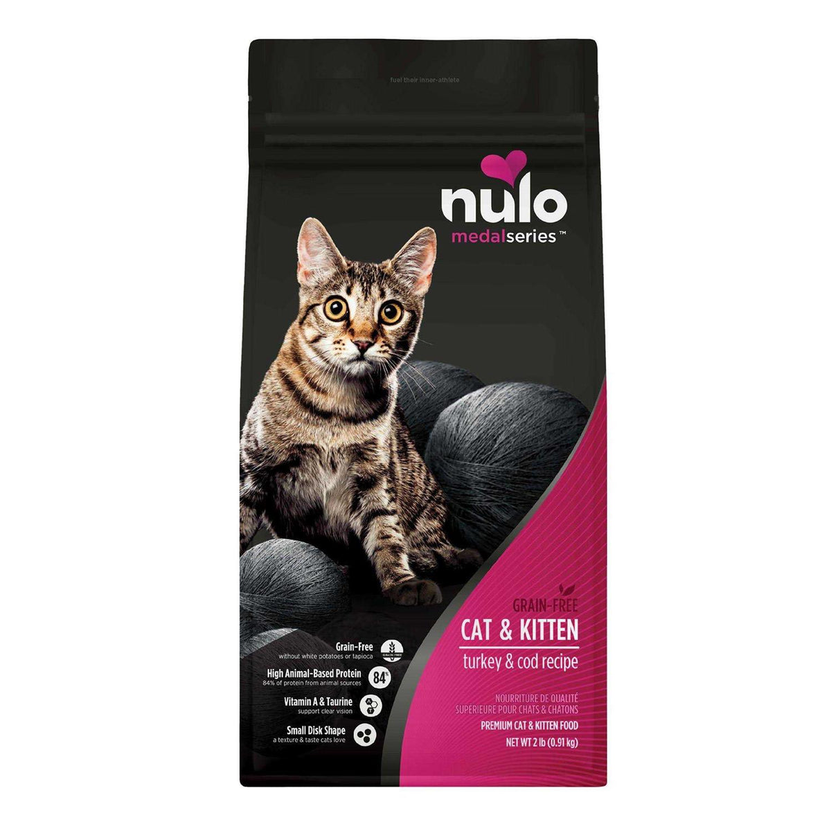 Grain-Free Turkey & Cod Dry Cat & Kitten Food F175070