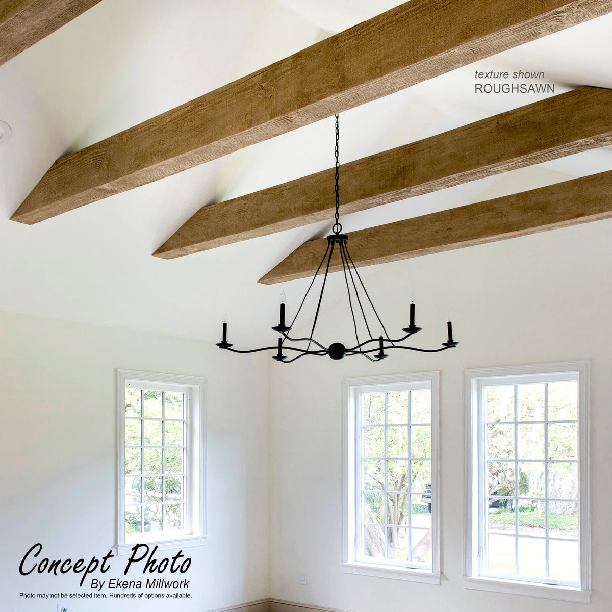 6"W x 6"H x 16'L Faux Wood Ceiling Beam R619032