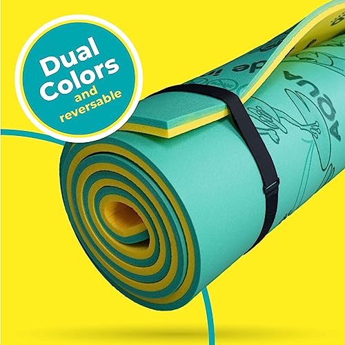 Green/Yellow Floating Water Mat J834753