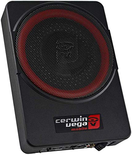 10" 550W Max 200W RMS Low Profile Active Powered Subwoofer with Built in Amplifier Module B1375