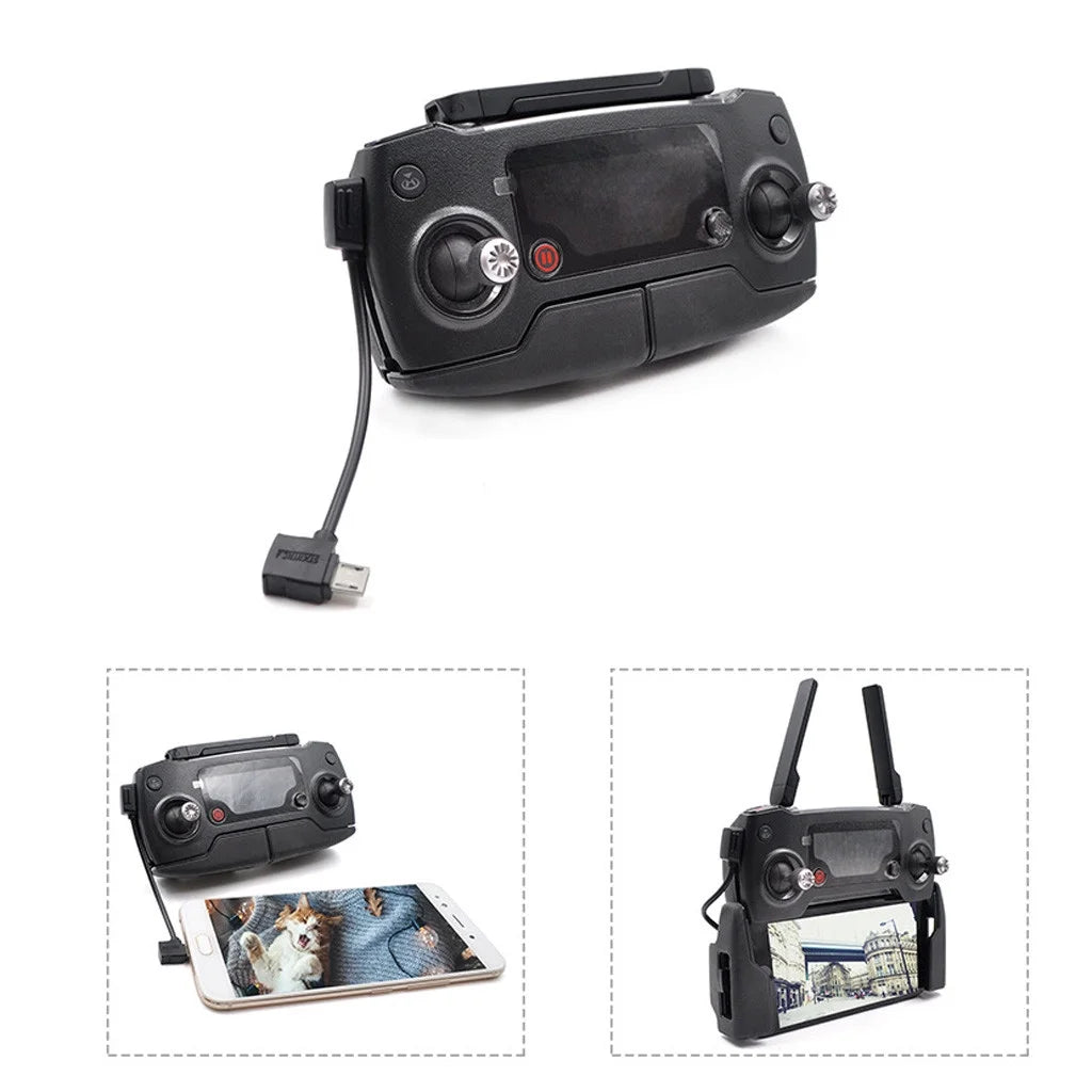 MAVIC Mini Remote Controller Cable Data Transfer Cord Accessories Glasses Camera Attachment Pro Ultra Hs720 Battery Charger Little Long Flight Time Kids Z552505