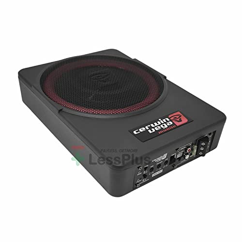 10" 550W Max 200W RMS Low Profile Active Powered Subwoofer with Built in Amplifier Module B1375