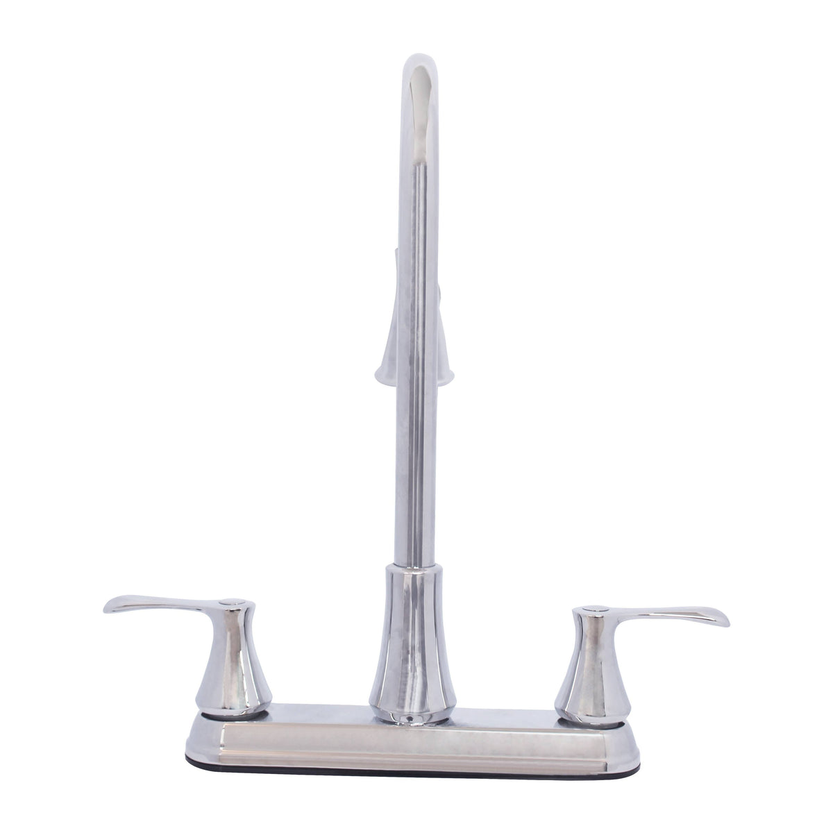 Chrome Double Handle Pull Down Spray Kitchen Sink Faucet C204