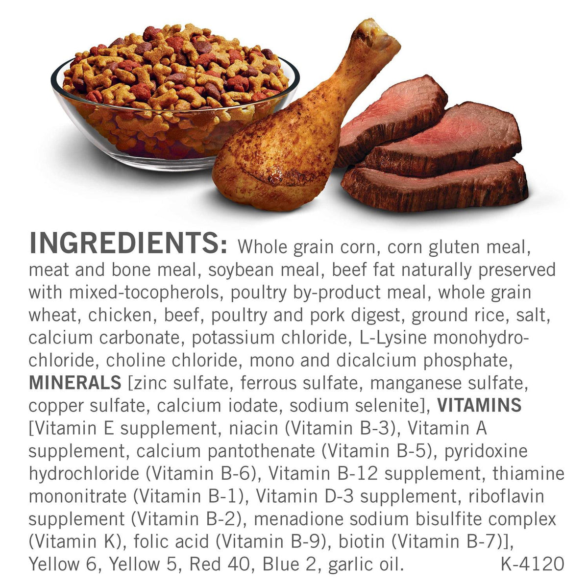 Chicken & Beef Little Bites Dry Dog Food X66746