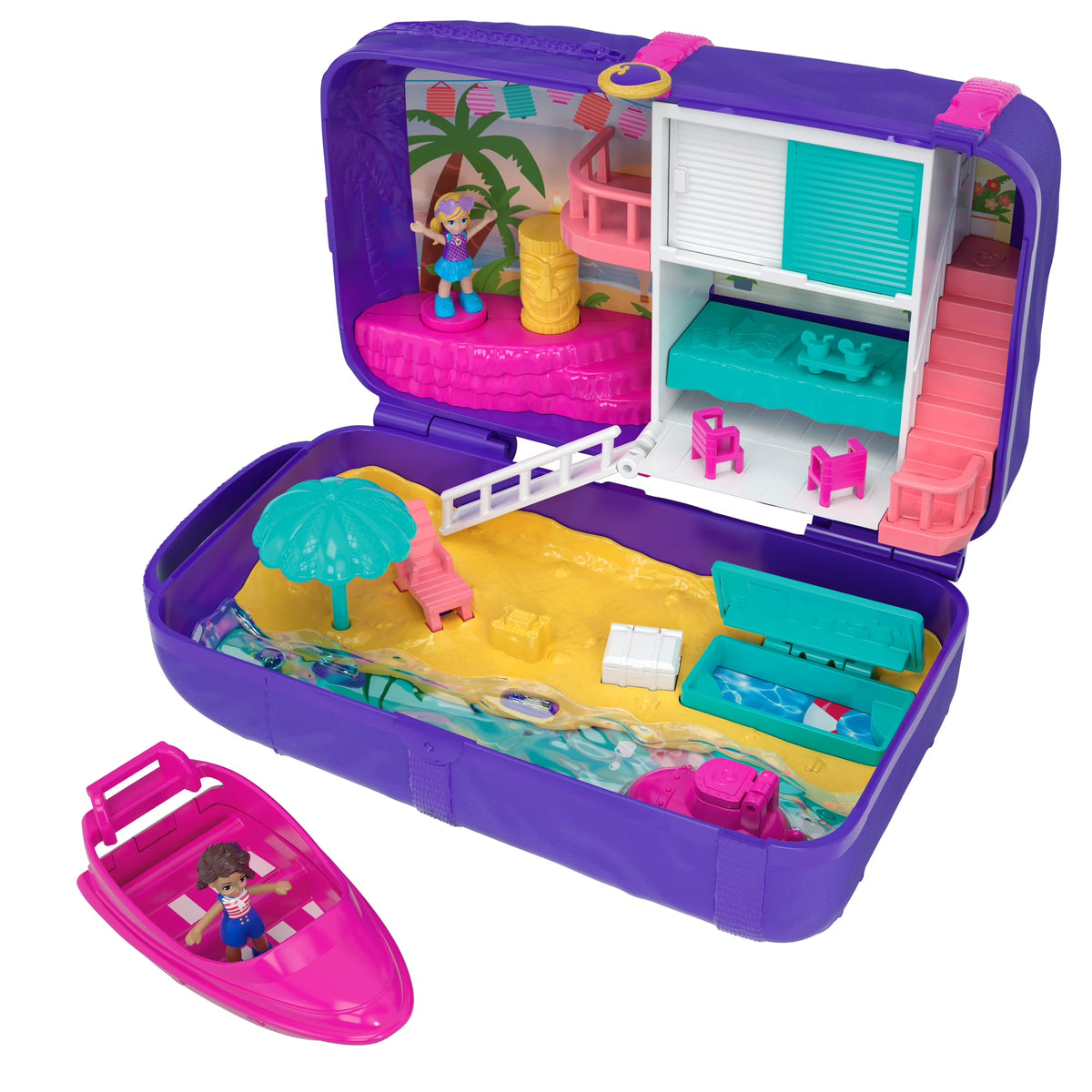 Compact Backpack with 2 Dolls Q509486