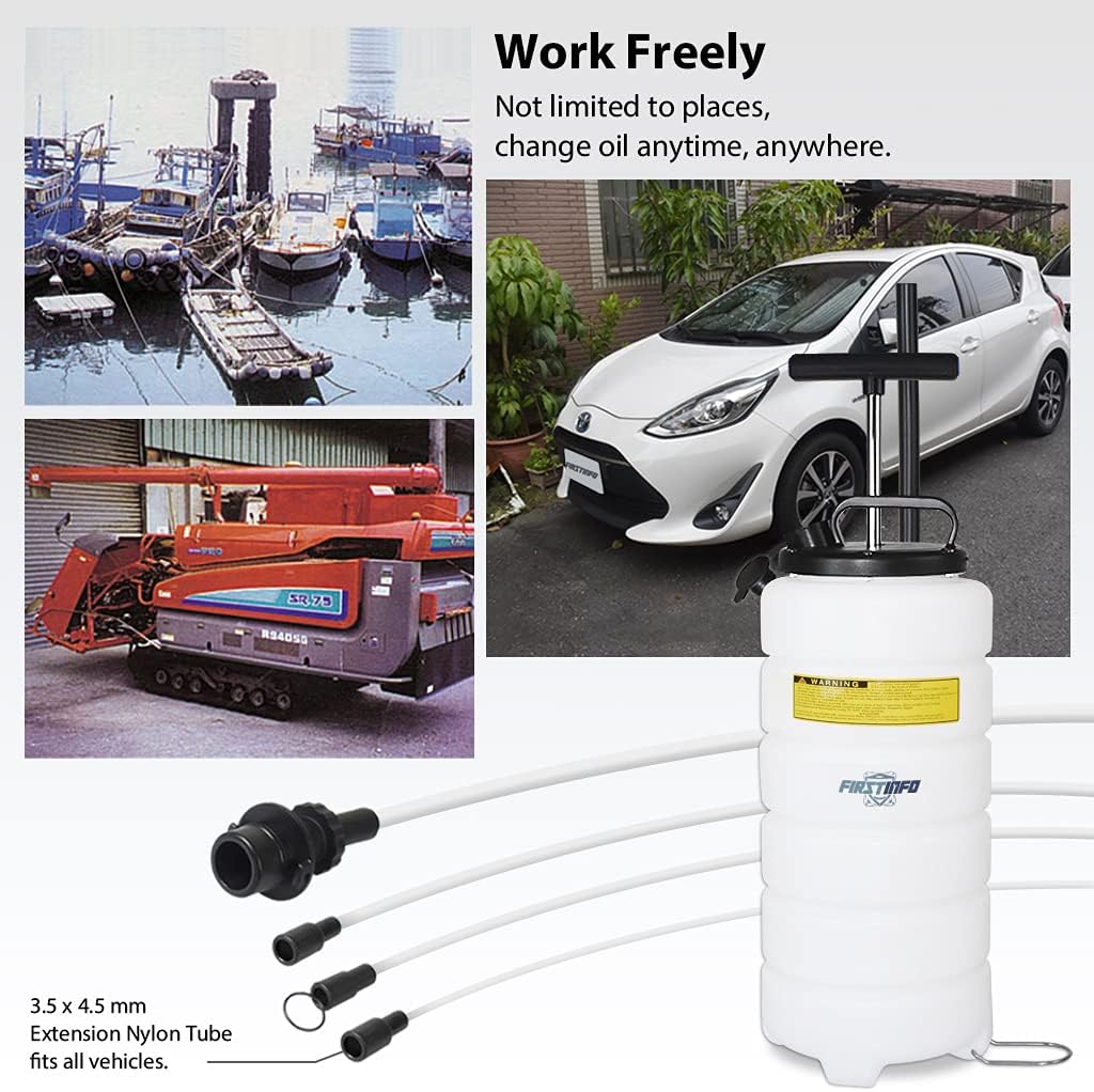15 Liter Manual Oil Fluid Changer Vacuum Extractor Pump with Hose Y994214