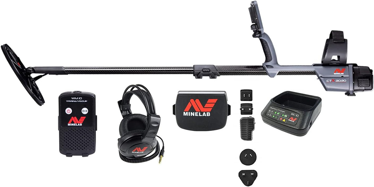 All-Terrain Metal Detector with 11" Waterproof Double-D Smart Coil & Headphones Included H5713