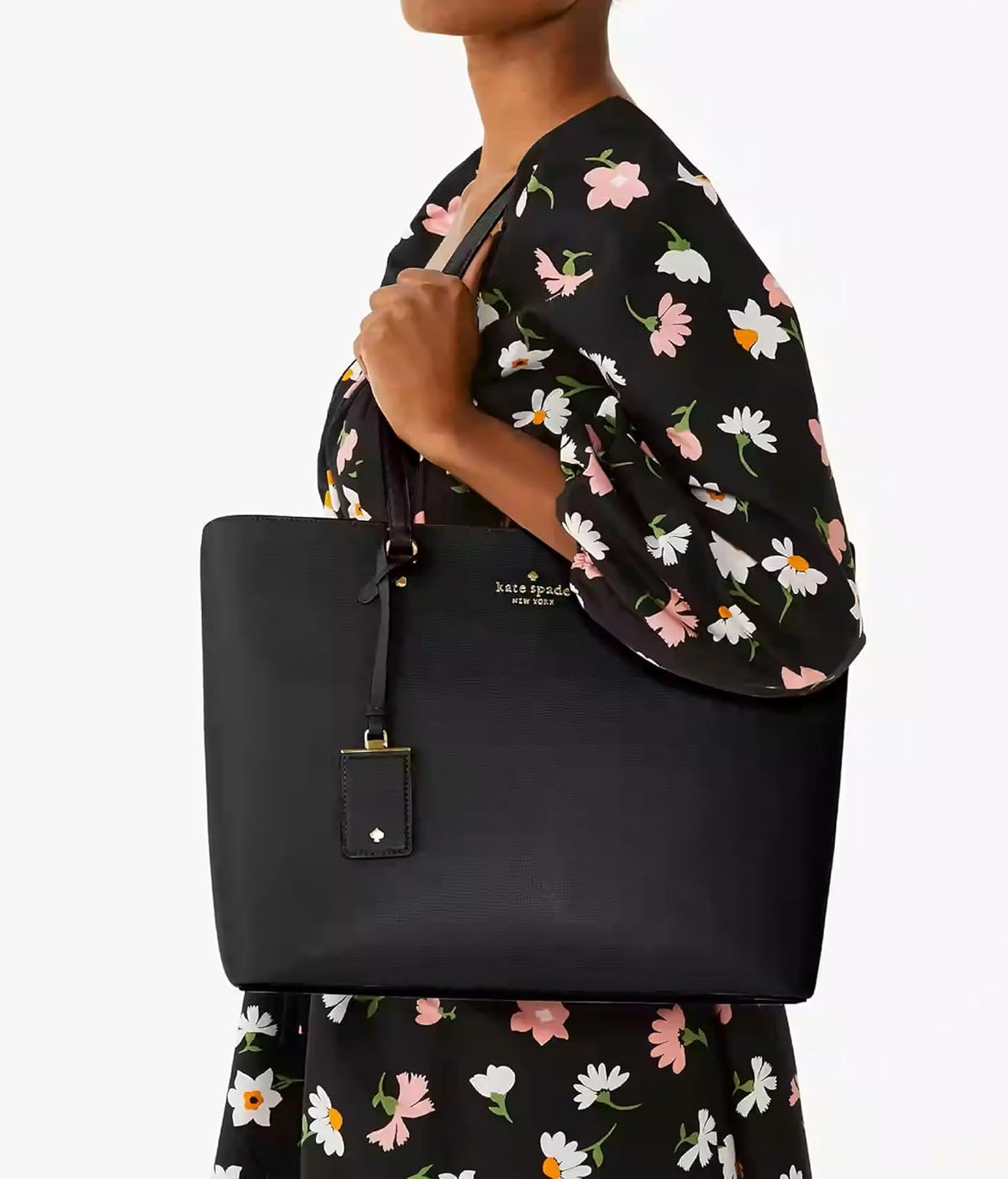 Black Large Tote Handbag E914
