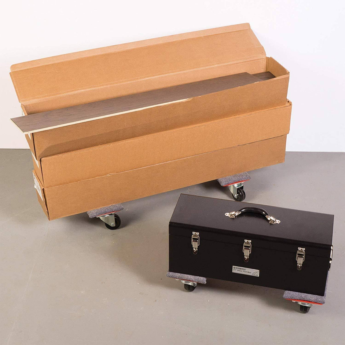 Red Heavy Cargo Adjustable Dolly B7607