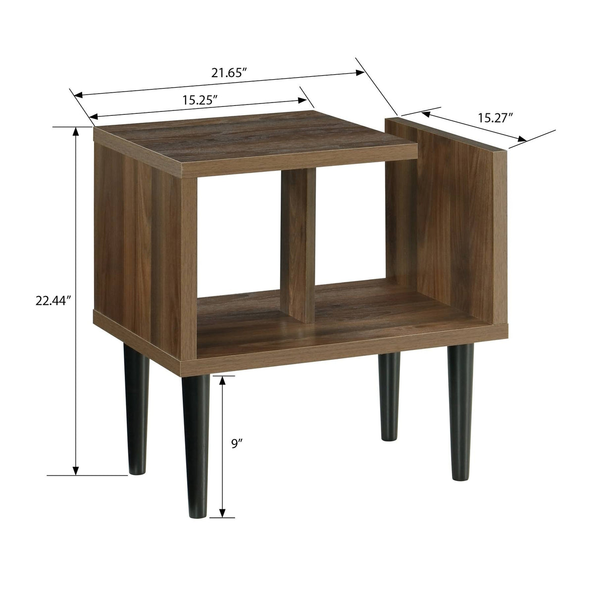 Mid-Century Modern Laminate End Table Z637