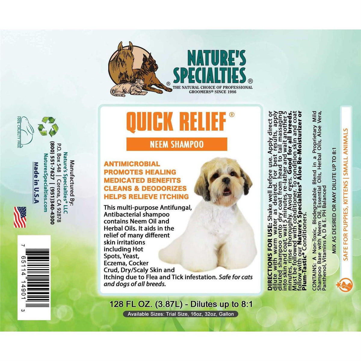 Neem Shampoo for Pets E279328