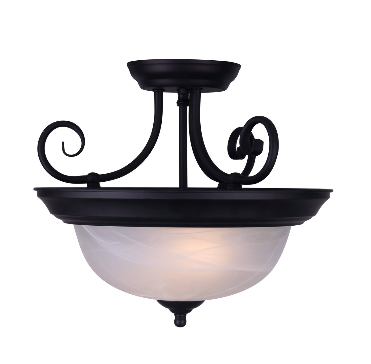 Oil Rubbed Bronze Semi-Flush Light Z4275