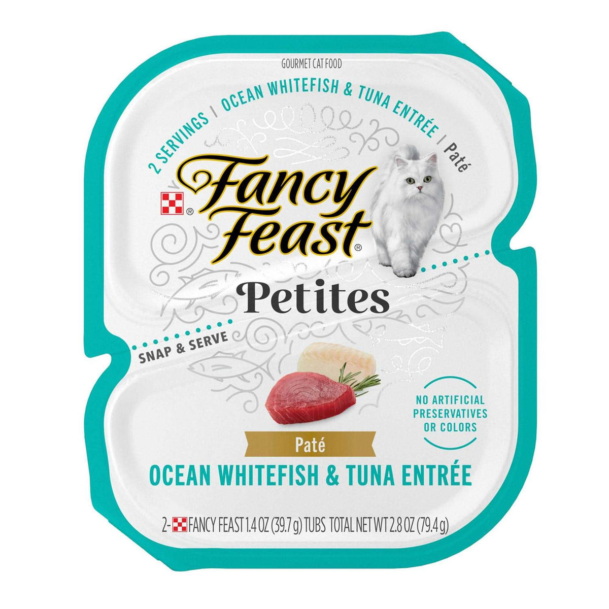 Ocean Whitefish & Tuna Pate Wet Cat Food H661478