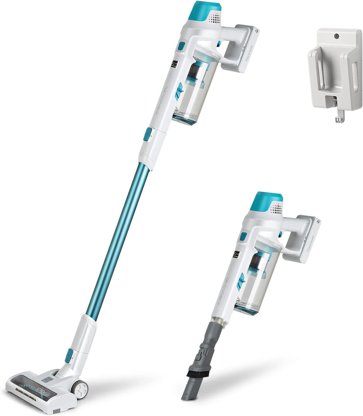 Cordless Stick Vacuum Lightweight 2-Speed Blue X7195