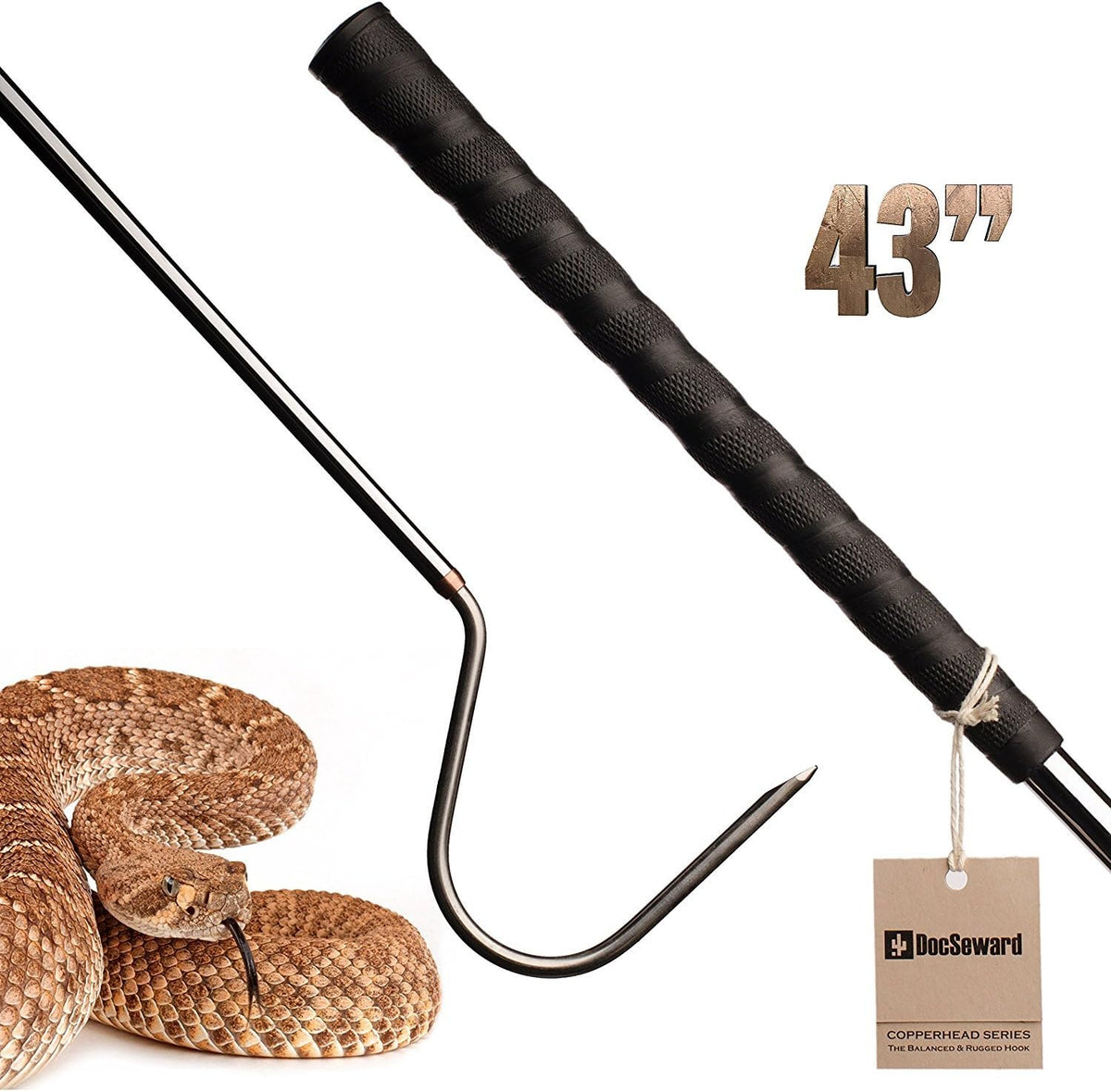 Snake Hook, Stainless Steel & Copper, 43 inches L30578