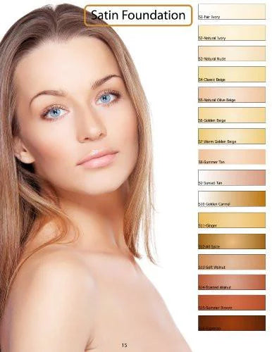 Airbrush Water-based Foundation 0.50 Fl. Oz. Bottles in 5 Assorted Light Satin Shades M88947