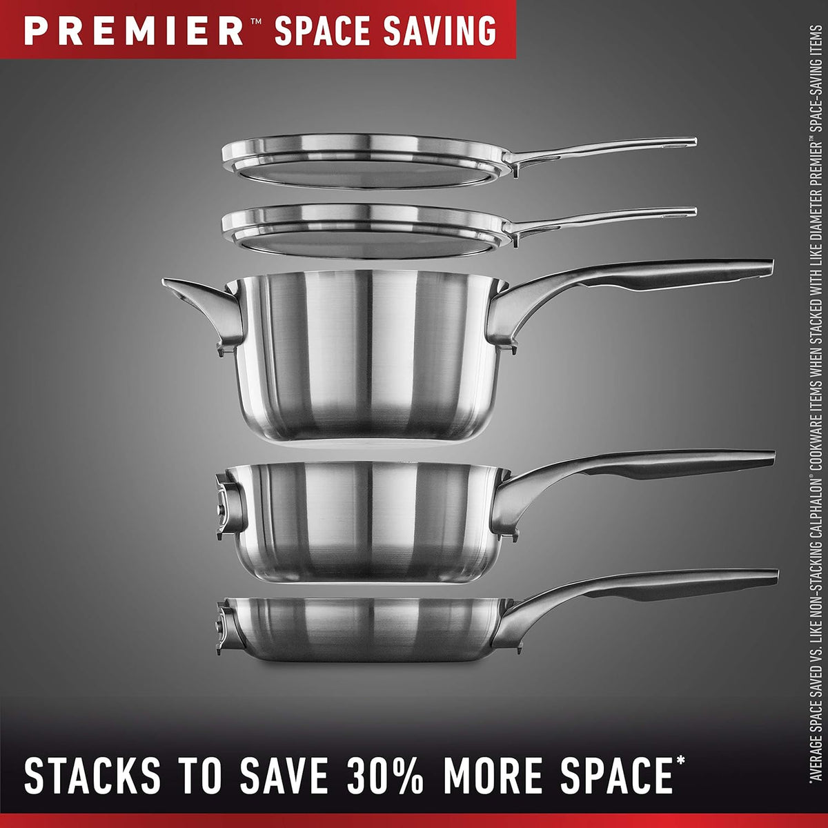 10-Piece Stainless Steel Cookware Set A3665