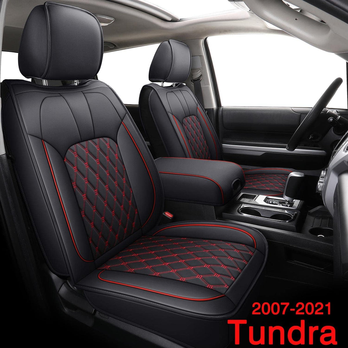 Gray Full Set Water Proof Faux Leather Car Seat Covers O65560