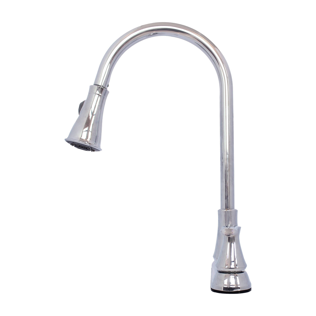 Chrome Double Handle Pull Down Spray Kitchen Sink Faucet C204