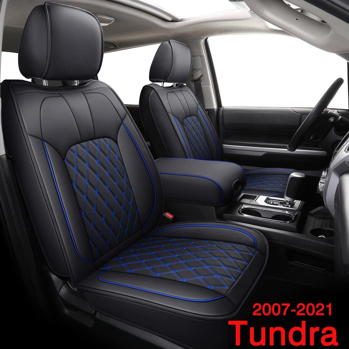 Gray Full Set Water Proof Faux Leather Car Seat Covers O65560