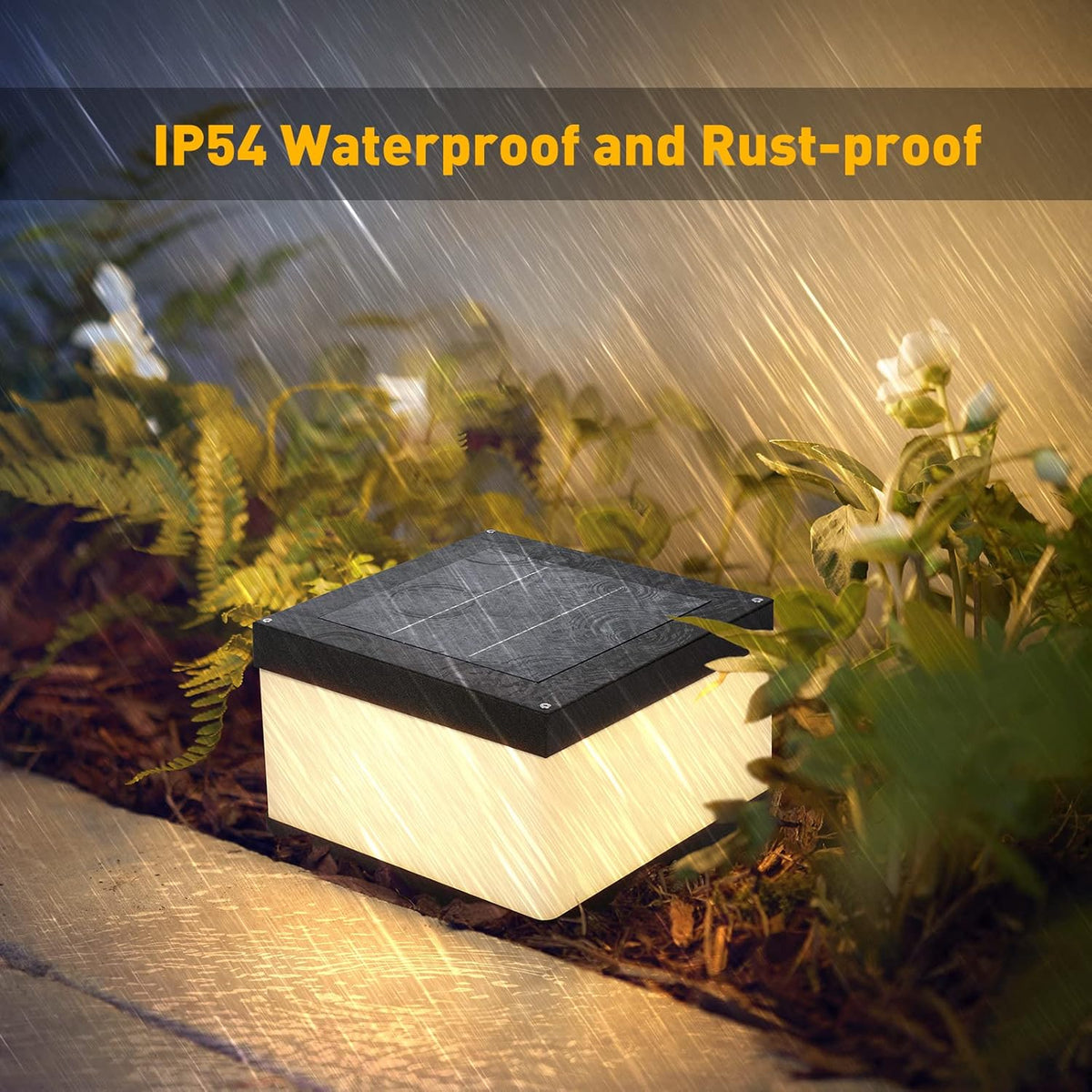 Outdoor Solar Post Cap Light V987