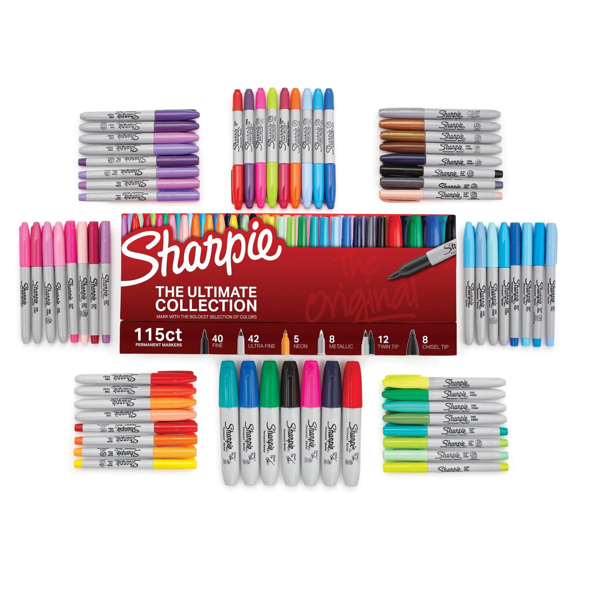 115 count Permanent Markers G12547