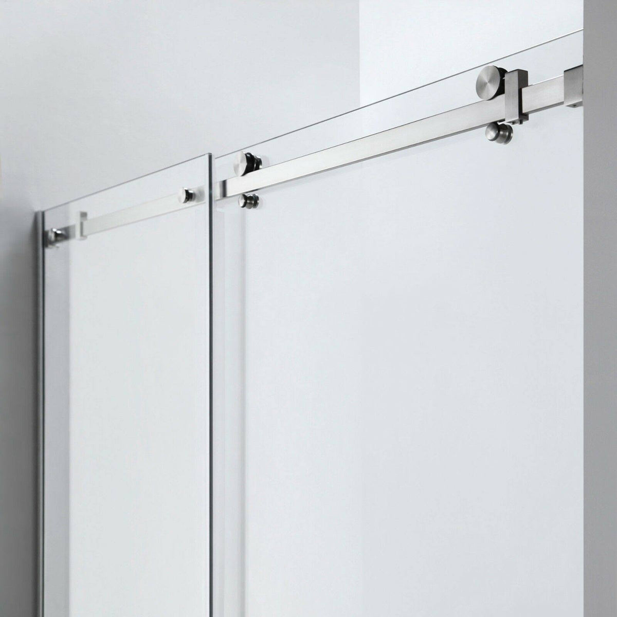 Bathtub Doors, Semi-frameless, Chrome Finish O95006
