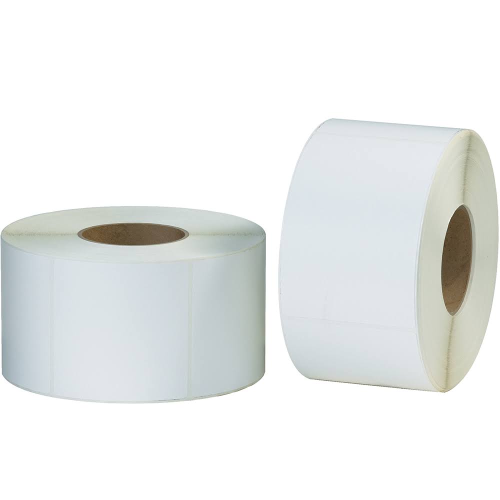 4x22 x 2x22 White Thermal Transfer Labels W895345
