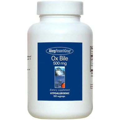 Ox Bile 500mg 100 Capsules V16439