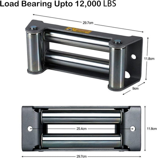 10 inch 4 Way Universal Mount Cable Guide Winch Roller Fairlead L2292